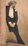 James Tissot A languid Frederick Leighton in Tissot's (nn01) oil painting artist